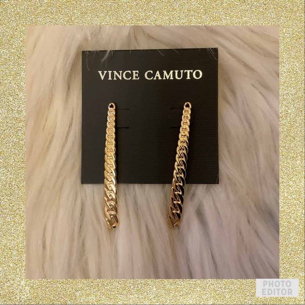 Vince Camuto Gradient Chain Drop Earrings - New on Card